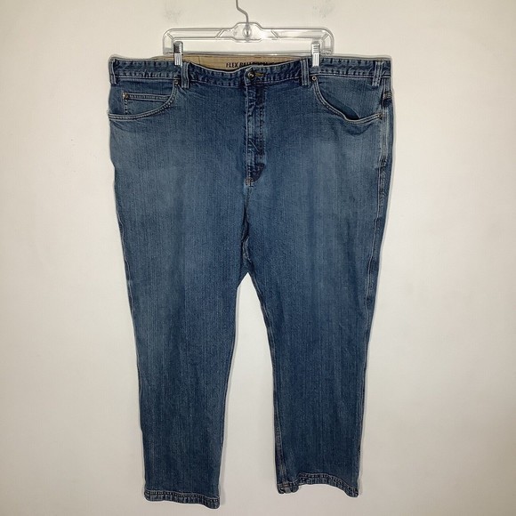 Duluth Trading‎ Mens Flex Ballroom Relaxed Fit Jeans Blue Size 48 x 30 - Picture 2 of 9